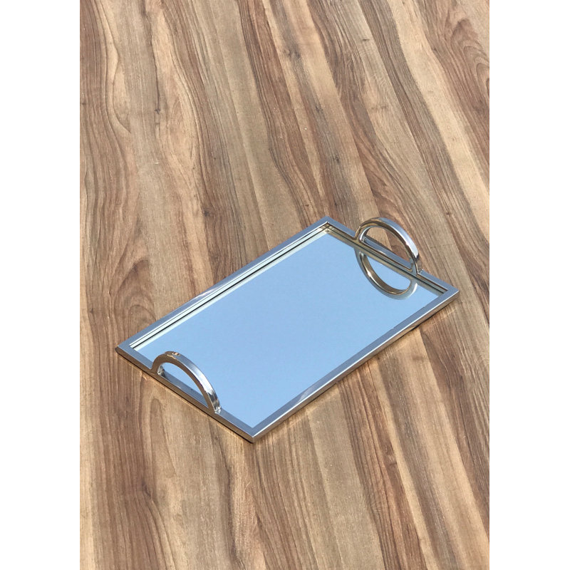 Plateau de coiffeuse à miroir