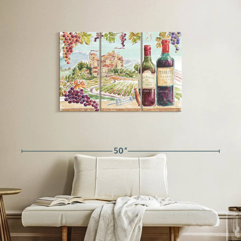 Yarlin Wine Country II, H 24 po x l 38 po