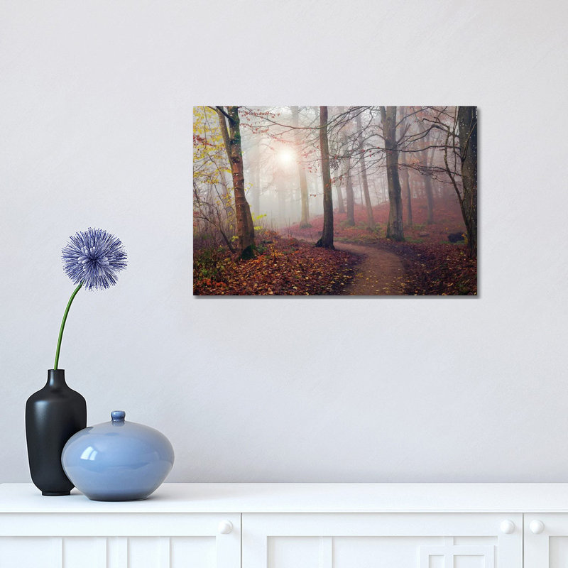 Autumn Sun - Wrapped Canvas Print