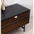 Solid Wood TV Stand with Wave Design-105339682