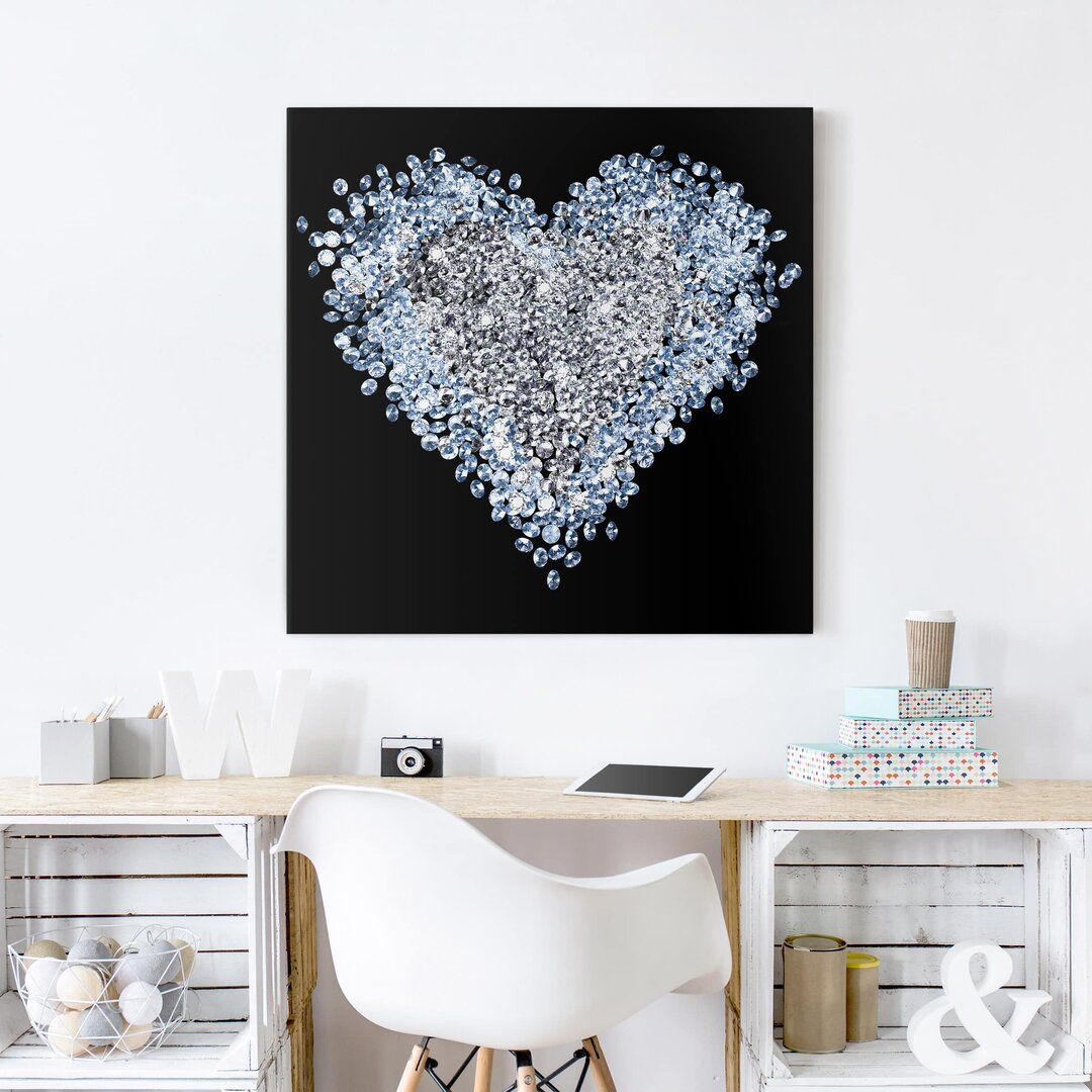 Leinwandbild Diamond Heart