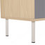 Arbre à chat moderne 2 en 1 et armoire d'appoint avec rangement, petite bibliothèque en bois avec bac à litière, armoire d'escalade pour chat avec rangement caché