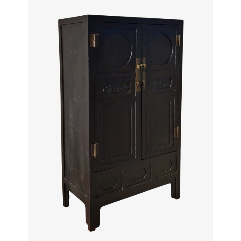 Solid Wood Accent Cabinet