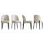  Chaise parsons rembourrée en lin-2086894445