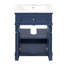Meuble-lavabo vintage avec portes à fermeture douce et tablette réglable Vintage Elegance-131577055