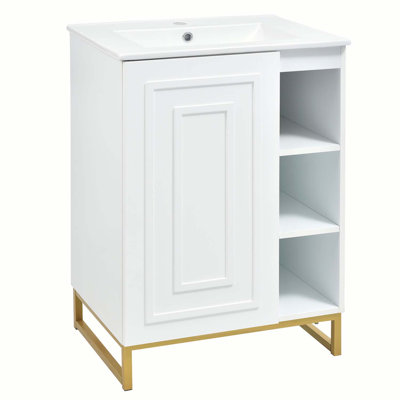 Ensemble de meuble-lavabo simple sur pied 24 po Talik
