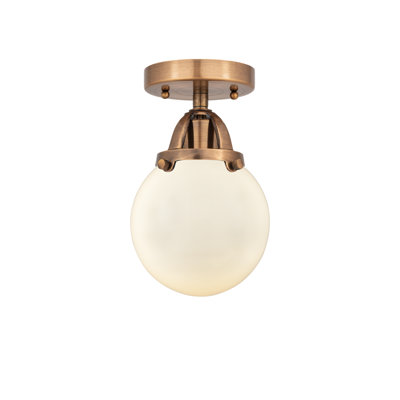 Beacon Glass Semi Flush Mount