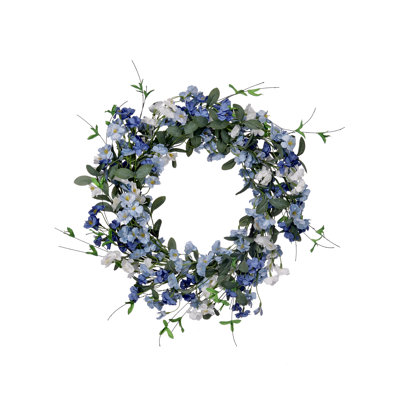 24"Mini Garden Blossom Wreath