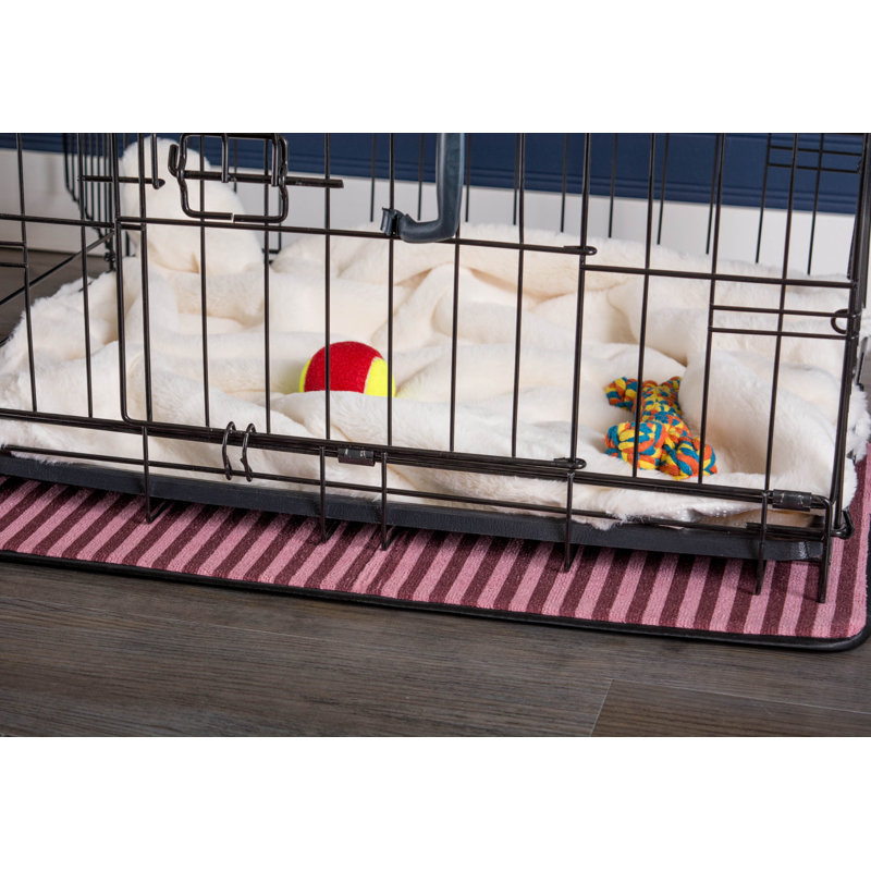 Tapis / coussin en fausse fourrure Kerner, l 36 x P 22 po x H 1 po
