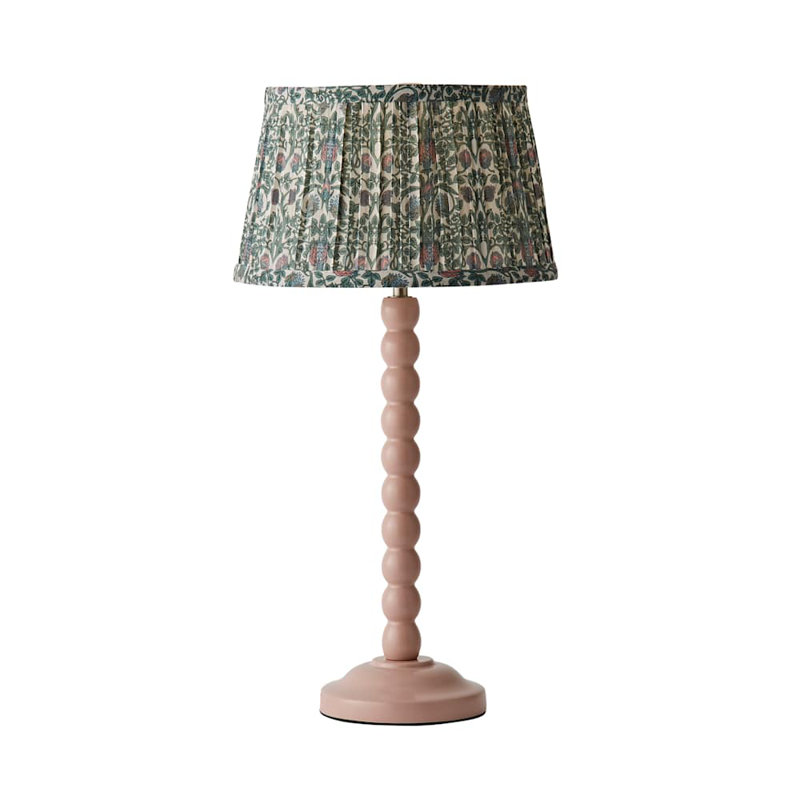 Sanon Wood Table Lamp, Pink