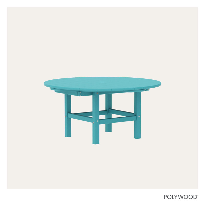 POLYWOOD Round 37" Conversation Table, Aruba