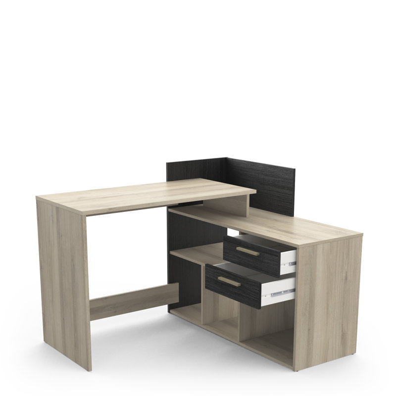 Auriana 121Cm W L-Shaped Corner Writing Desk