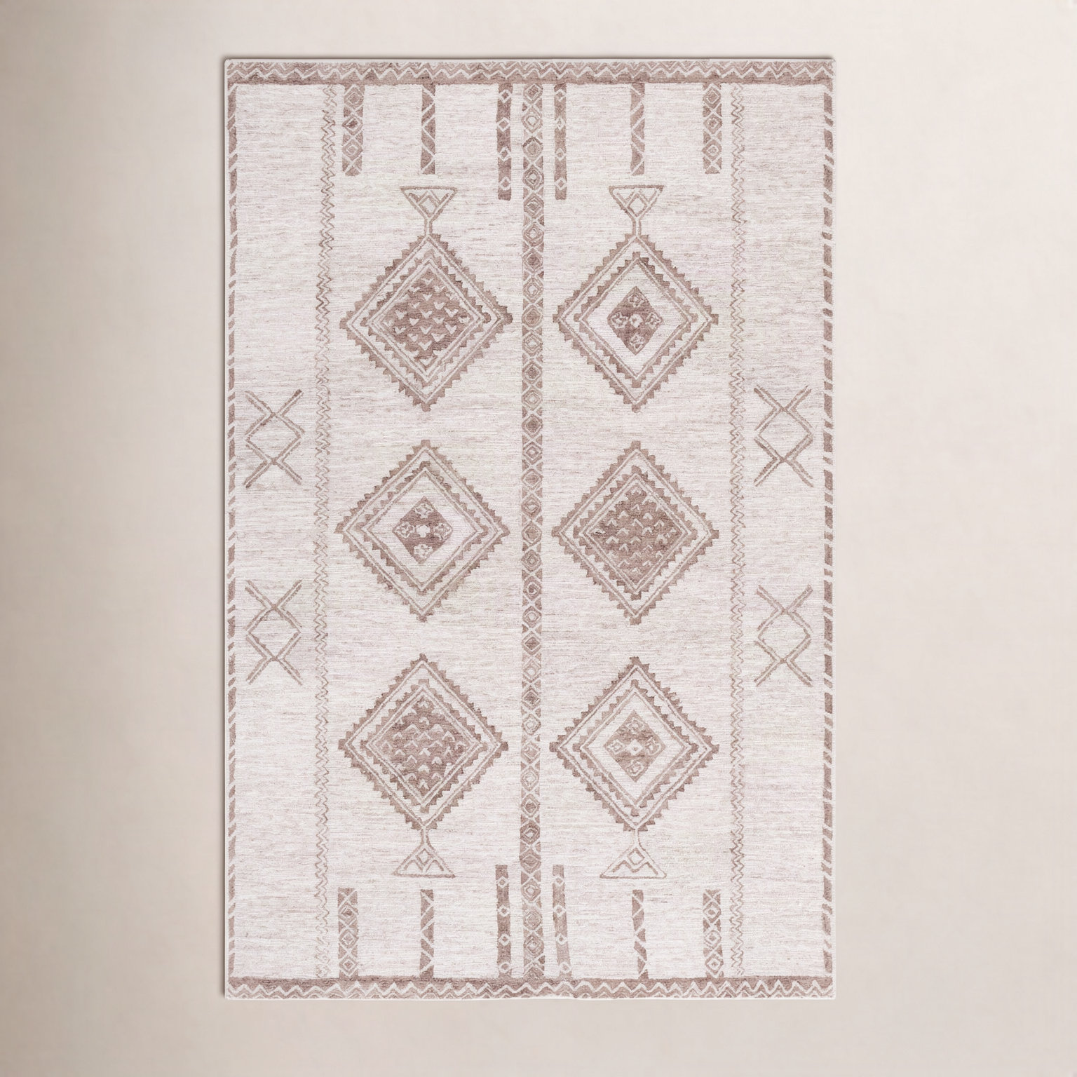 Uriel Hand-Tufted Moroccan Wool Rug, Rectangle 3' x 5'