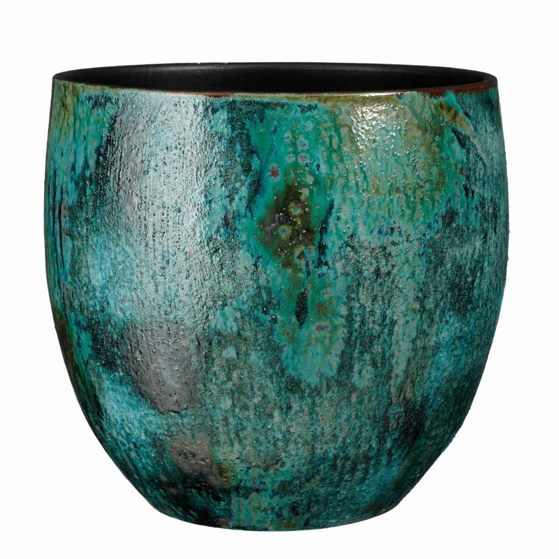 Gediminas Ceramic Pot Planter, 34cm H x 34cm W x 34cm D