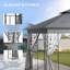 Abri de jardin en métal 10 po x 11,5 po Outsunny