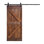 Porte de grange nouée à panneaux en bois et métal K Series