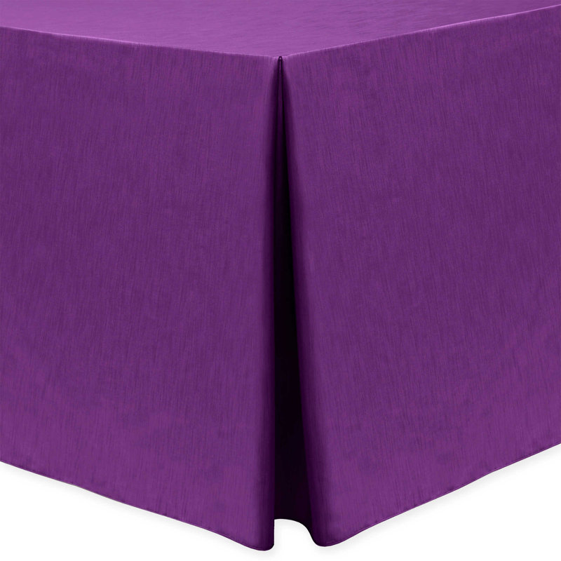 Majestic Solid Color Tablecloth, 77" x 53", Dark Indigo, 10