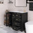 36" Free-Standing Bathroom Vanity With Ceramic Sink And Two Soft Close Doors, Adjustable Shelves And Three Drawers-1762014615
