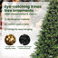 Artificial Christmas Tree with 300 LEDs Green PE and PVC-581627550-581627542