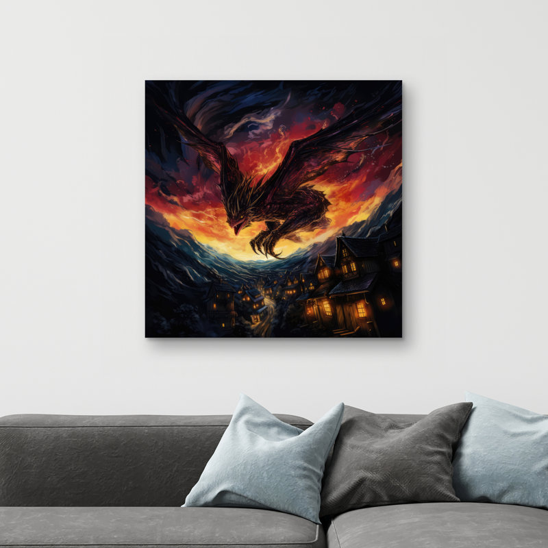 Back for revenge - 32"x32" art on canvas