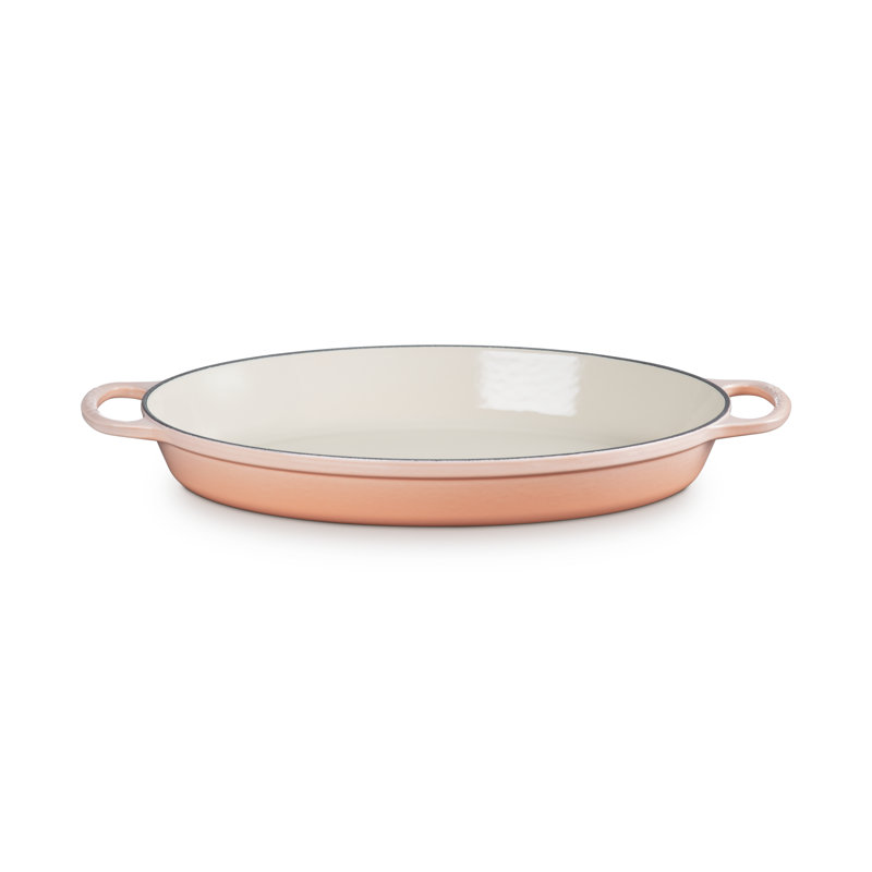 Le Creuset Enameled Cast Iron Signature Oval Baker, 3 Qt., Peche