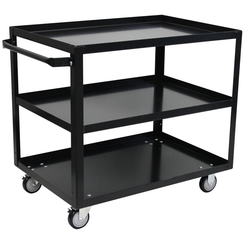 Chariot utilitaire de calibre 14 3 tablettes, H 33 po x l 24 po x P 18 po
