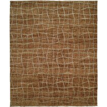 Modern Rugs Kanepi Hand Braided Wool Abstract Area Rug in