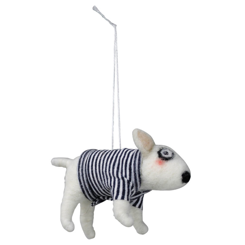 2.5'' Solid Colour Wool / Felt Animals Hanging Figurine Ornament