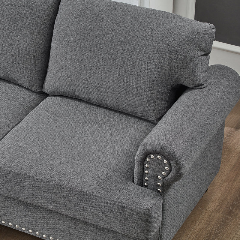 Causeuse de salon 59,5 "Classic, Gris