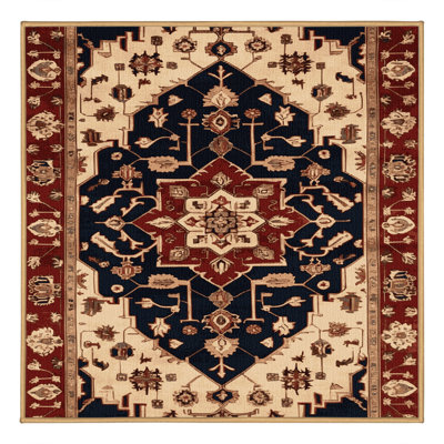 Tapis brun lavable à la machine