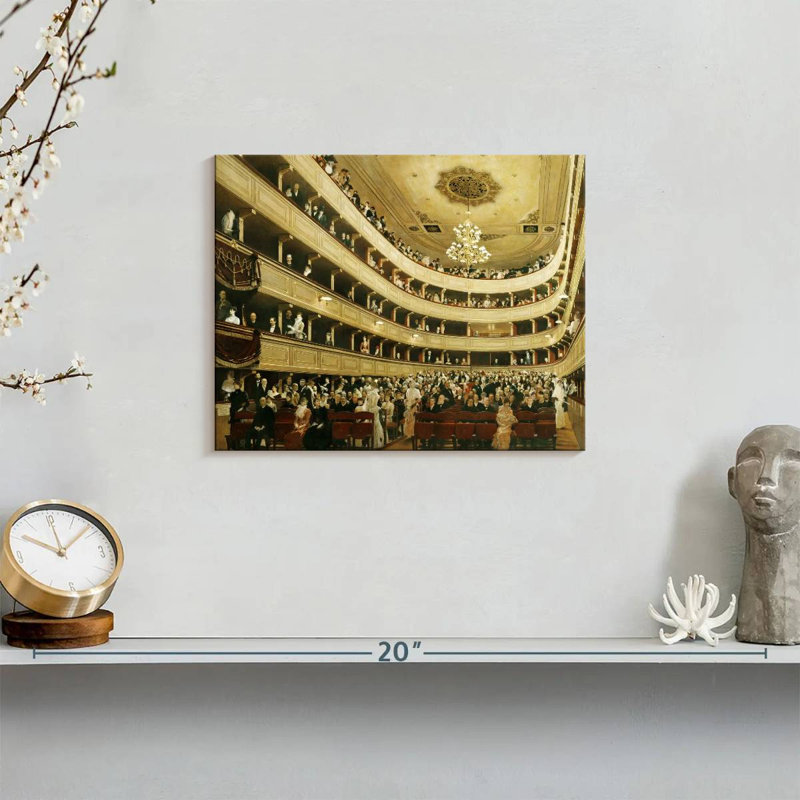 Salle de spectacle à l'Altes Burgtheater, H 8 po x l 10 po