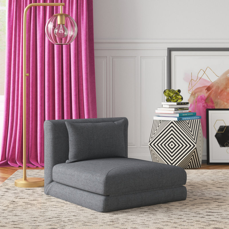 Fauteuil convertible Waldorf, Gris anthracite