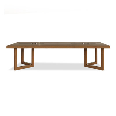 Modern Minimalist Solid Wood Rectangular Conference Table