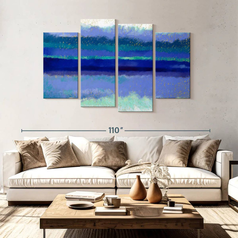 Avery Blue Waves, 54" H x 84" W
