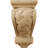 4 1/2"W x 5"D x 10"H Medium Basket Weave Corbel, Cherry (4-Pack)-91262678-125117058