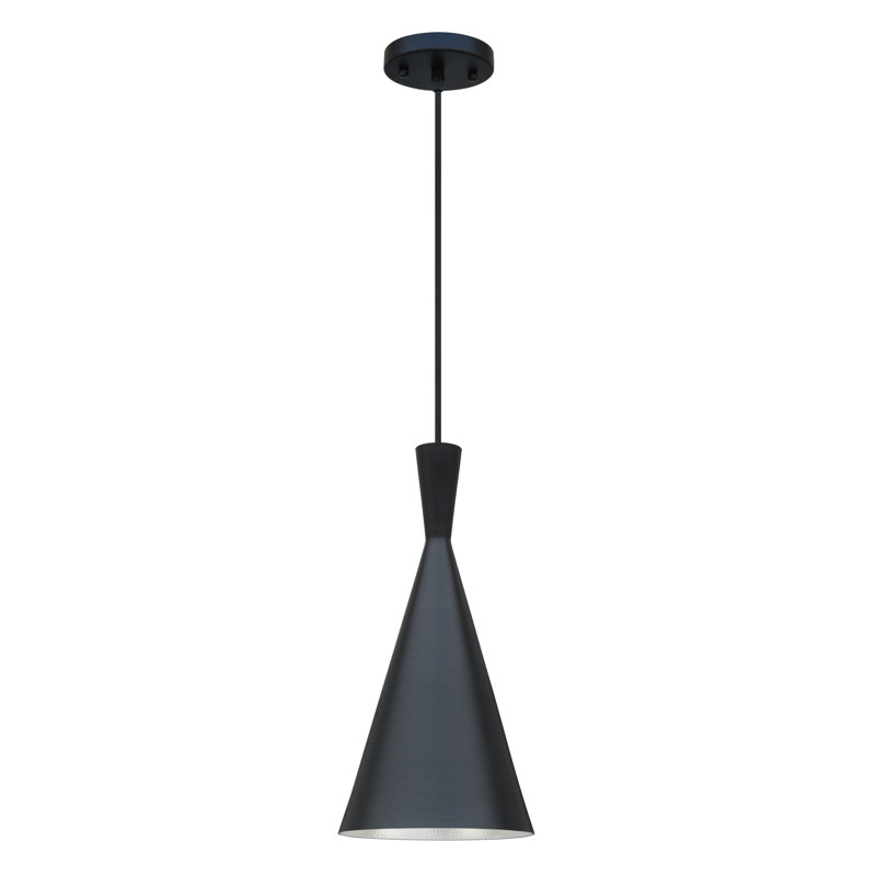 Luminaire suspendu conique à 1 lumière Doanld