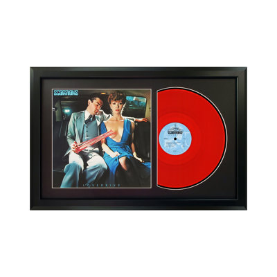 Scorpions "Lovedrive" Framed Record with Black Mat