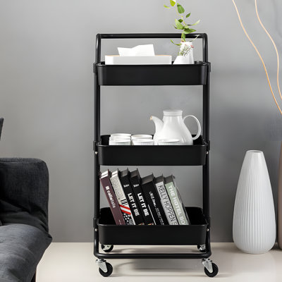 3-Tier Kitchen Storage Rack With Pull-Out Baskets, Adjustable Cabinet Organizer For Efficient Space Utilization