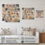 Lalie - Art mural floral sur bois de pin naturel-109494276