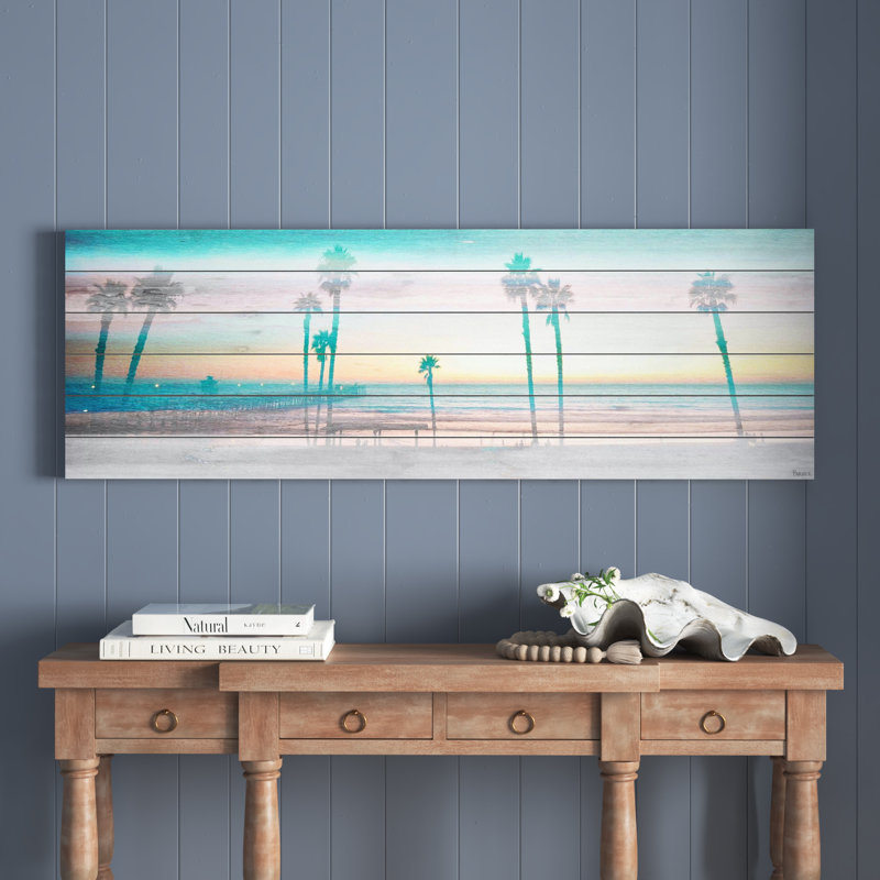 «Stormy Calm II» par Parvez Taj - impression panoramique sur bois, H 20 po x l 60 po x P 1,5 po