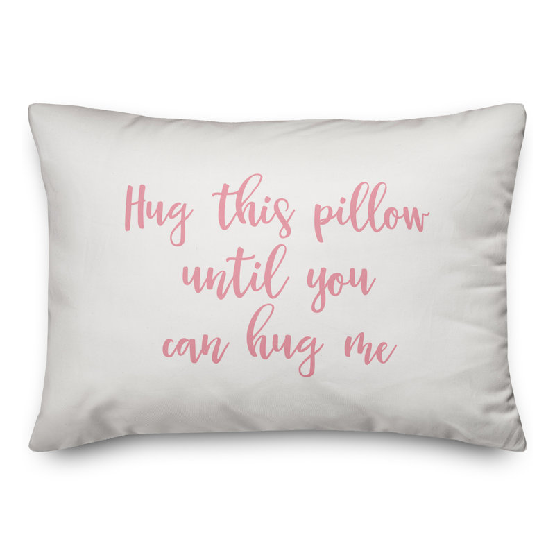  Coussin Hug, Rose / blanc