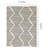 Fresno Modern Black White Striped Area Rug-102210977
