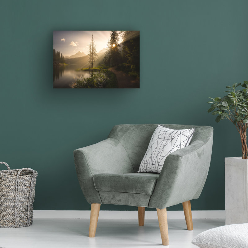 Art sur toile, Morning Yunan, H 22 po x l 32 po