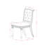 Table ronde 7 pièces et 6 chaises en polyester avec dossier capitonné, noir sablage-1928603338