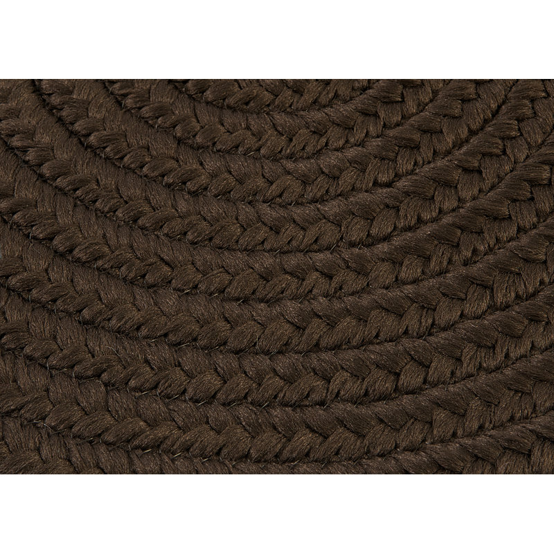 Tapis réversible intérieur / extérieur Audryanna - vison, Tapis de couloir ovale 2 pi x 12 pi