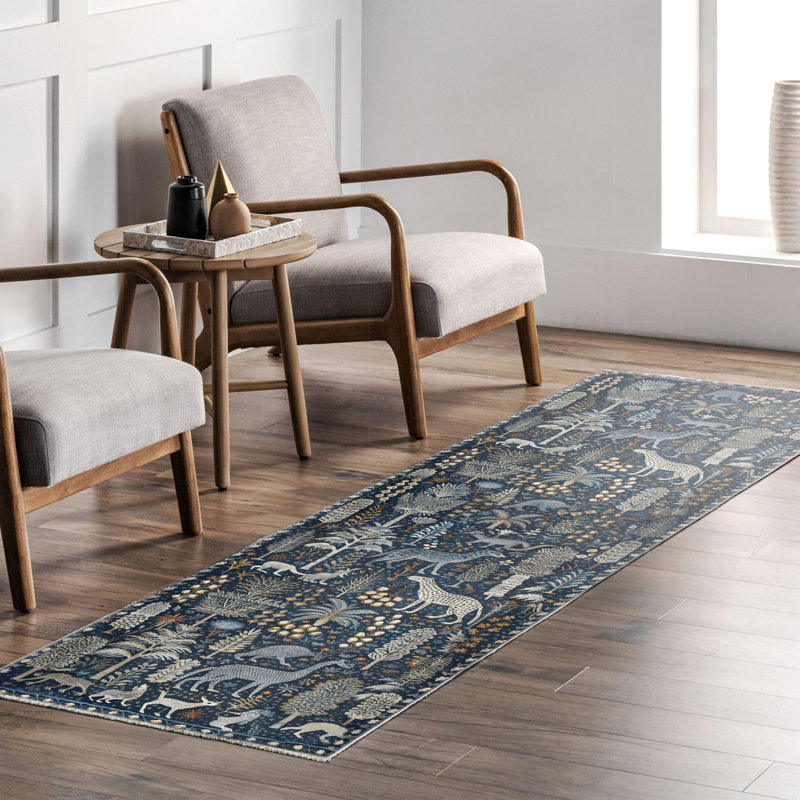 Tapis rectangulaire Xaviana, Tapis de couloir 2 pi 8 po x 9 pi 11 po