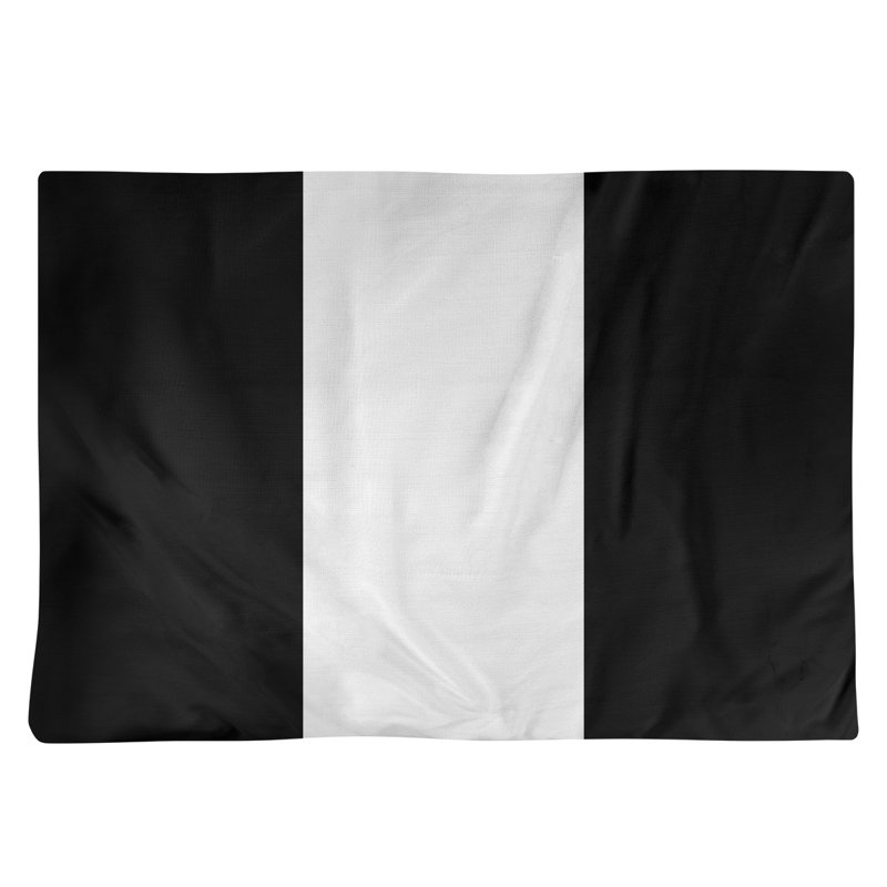 Récapitulatif de 18 po Missouri, Noir, Sergé de coton