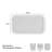 Mikasa Samantha 15.85 in. Rectangular Serving Platter