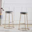 Shreya Upholstered Counter Stool with Metal Frame-461993096