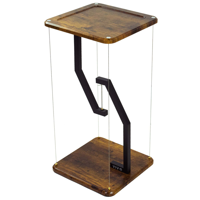 23.5'' Fixed Height Speaker Stand, Vintage Brown